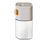 Salt Shaker - Airtight Glass Pepper Dispenser, Seasoning Bottle | Leakproof Condiment Container Kitchen Dining Table, Food Flavoring Storage Jar with Secure Lid Camping BBQ Party Restaurant