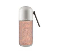 Salt Shaker Glass - Quantitative Seasoning Shaker Leakproof | Press Type Pepper and Salt Container, Abs PP Glass Shakers for Salts, Pepper Spices and Kitchen Use