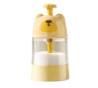 Salt Shaker Precise Push Type Quantitative Seasoning Bottle | Glass Sugar Pepper Pot for Healthy Cooking and Baking, Grilling, BBQ | Condiment Storage Jar