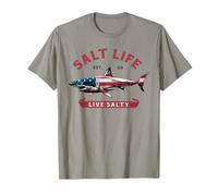 Salt Shark Life Est 03 Live Salty T-Shirt