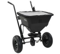 vidaXL Walk Behind Salt Spreader PVC and Steel 106x73x76 cm 45 L