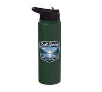 Salt Springs Florida Nature Scenic Lake Sunrise Outdoors Stainless Steel Insulated Water Bottle