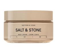 Salt & Stone Body Cream - Saffron & Cedar | Hydrating Formula with Seaweed Extracts, Spirulina & Squalane | Deep Hydration, Skin Barrier Support & Healthy Glow | for all Skin Types (6.7 fl oz)
