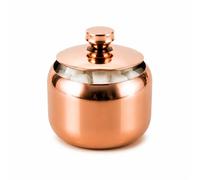 Salt Sugar Pot Bowl with Lid 10.55oz for Coffee Bar Table Kitchen Rose Gold
