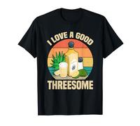 Salt Tequila Lime Love A Good Funny Humor Bartender T-Shirt