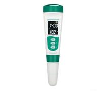 Salt Tester for Saltwater Pool & pH Meter,5 in 1 Digital Water Tester for Salinity,Temp,EC/TDS Meter for Pool Salt Tester,Hot Tubs & Spas,Hydroponics,Aquarium,Accurate & Reliable,Green