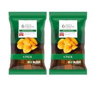 Salt & Vinegar Flavour Crisps, British Potatoes, Vegan, 6 x 25g, Pack of 2