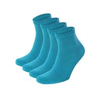 Salt & Vinegar Mens & Womens Bamboo Diabetic Ankle Socks, 4 Pack, Loose Fit, Wide, Stretchy, Seamless Toe, UK Size 4-7 & 7-11