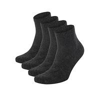 Salt & Vinegar Mens & Womens Bamboo Diabetic Ankle Socks, 4 Pack, Loose Fit, Wide, Stretchy, Seamless Toe, UK Size 4-7 & 7-11
