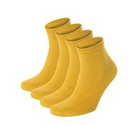 Salt & Vinegar Mens & Womens Bamboo Diabetic Ankle Socks, 4 Pack, Loose Fit, Wide, Stretchy, Seamless Toe, UK Size 4-7 & 7-11
