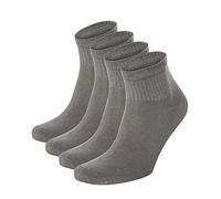 Salt & Vinegar Mens & Womens Bamboo Diabetic Ankle Socks, 4 Pack, Loose Fit, Wide, Stretchy, Seamless Toe, UK Size 4-7 & 7-11