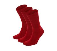 Salt & Vinegar Mens & Womens Bamboo Diabetic Crew Socks, 3 Pack, Loose Fit, Wide, Stretchy, Seamless Toe, UK Size 4-7 & 7-11