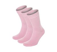 Salt & Vinegar Mens & Womens Bamboo Diabetic Crew Socks, 3 Pack, Loose Fit, Wide, Stretchy, Seamless Toe, UK Size 4-7 & 7-11
