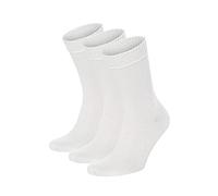 Salt & Vinegar Mens & Womens Bamboo Diabetic Crew Socks, 3 Pack, Loose Fit, Wide, Stretchy, Seamless Toe, UK Size 4-7 & 7-11