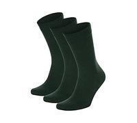 Salt & Vinegar Mens & Womens Bamboo Diabetic Crew Socks, 3 Pack, Loose Fit, Wide, Stretchy, Seamless Toe, UK Size 4-7 & 7-11