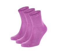 Salt & Vinegar Mens & Womens Bamboo Diabetic Crew Socks, 3 Pack, Loose Fit, Wide, Stretchy, Seamless Toe, UK Size 4-7 & 7-11