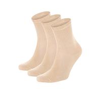 Salt & Vinegar Mens & Womens Bamboo Diabetic Crew Socks, 3 Pack, Loose Fit, Wide, Stretchy, Seamless Toe, UK Size 4-7 & 7-11