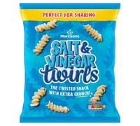 Salt & Vinegar Twirls 125g, Pack of 3, Perfect for Sharing, The Twisted Snack with Extra Crunch!, No artificial colours or flavours, Suitable for Vegetarians