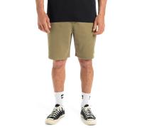 Quiksilver Elastic Waist Pants Salt Water Fleece Short Men Beige L