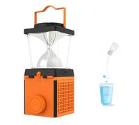 Salt Water Lamp - No Battery Needed, 350LM Brightness, 120-150 Hours Continuous Light, Portable LED Lantern for Fishing, Camping, Yoga & Home Use - FCC, RoHS , CE, Certified