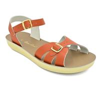 Salt Water Sandals Sun-San Boardwalk Women's Leather Sandals, Paprika, 9 UK