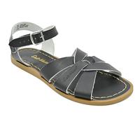 Salt Water Sandals Unisex-Child Salt-Water-The Original Sandal Flat, Black, 2 UK