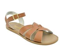 Salt Water Sandals Unisex-Child Salt-Water-The Original Sandal Flat, Tan, 4 UK