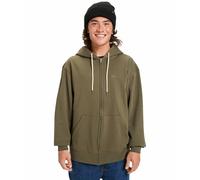 Quiksilver Fleece sweater SALT WATER ZIP HOODIE Men's Brown XS