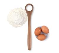 Salt & York Danish Dough Whisk, Walnut Wood Sourdough Bread Mixing Tool for Pizza Dough, Biscuits & Cake Batter, Kitchenware with Unique Wood Grain Hook, Ideal for Wedding & Housewarming Gift, 9.85 in
