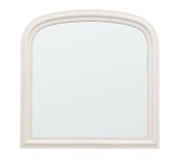 salta overmantle wall mirror in stone wooden frame
