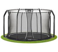Salta Royal Baseground + Ground Safety net - Inground trampoline with safety net - ⌀ 251 cm - Round - Black