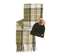 Saltburn Beanie & Tartan Scarf Gift Set - female - Barbour - Accessories - Green - ONE SIZE - Accessories ONE SIZE