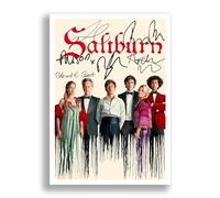 Saltburn Cast Signed Autograph Poster Photo Print Framed Memorabilia Gift Movie Film 2023 Barry Keoghan Jacob Elordi (A4 poster only)