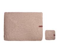 12 Piece Placemats and Coasters Set SALTBUSH Natural Jute