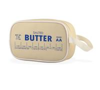 Salted Butter Clear Makeup Bag Funny Baking Gift Butter Measurement Gift for Butter Lover (Butter Cbag EU)