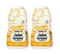 Salted Caramel Flavour Syrup Concentrate Vegan Barista Shots 60ml Pack of 2 Compatible with Skinny Coffee Fat Gluten Sugar FREE Travel Size with Welari Thank You Card | (2pack) (120ml)