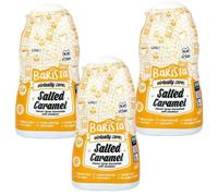 Salted Caramel Flavour Syrup Concentrate Vegan Barista Shots 60ml Pack of 3 Compatible with Skinny Coffee Fat Gluten Sugar FREE Travel Size with Welari Thank You Card | (3pack) (180ml)