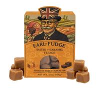 Salted Caramel Fudge 126g - Traditional British Butter Fudge | Handmade Small Batch Creamy Confectionery | Natural Ingredients Traditional Recipe | Luxury Gourmet Gift Treat