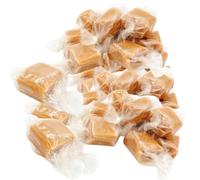 Salted Caramel Fudge - Individually Wrapped Creamy Toffee Bites | Soft Gourmet Confectionery Sweets | Available in 500g, 1kg, 2kg, 3kg Bulk Packs (500g, Caramel)