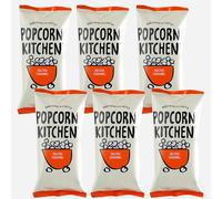 Salted Caramel Popcorn, 6 x100g Sharing Bags of Popcorn, Gluten Free, Wholegrain, GM Free, Vegetarian. Made in the UK.
