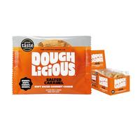 Salted Caramel Soft Baked Gourmet Cookies by Doughlicious - Award Winning Snacks - Powered by Oats - individually wrapped Biscuits Multipack - 12 x 82g - Gluten-Free