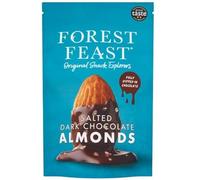 Salted Dark Chocolate Almonds 120G Delicious Tasty and Twisty Treat Perfect for Sharing with Friends and Family (Pack of 12)