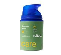 salted. Fearless Fifty | Mattifying Moisturiser SPF 50 | 50 ml | Matting Sun Protection Fluid | Protects Against UVA and UVB Rays | Moisturises | With SeaSync™, Niacinamide and Zinc PCA