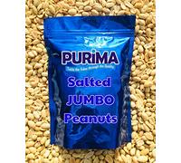 Salted Peanuts 1kg JUMBO Nut Extra Large Roasted Salted Peanut Whole Pub Nuts Snack PREMIUM - Source of Protein Fibre Ideal for Keto Paleo for making Homemade Peanut Butter Non GMO Vegan Snacks PURIMA