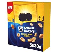 Salted Peanuts Snack Packs 5 X 30G(5 Pack) | Premium product | Suitable for Vegetarians | Premium product | Suitable for Vegetarians | Source of protein