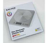 Salter 1036 SVSSDR Digital Kitchen Scale - 5kg Capacity, Aquatronic Liquid Measurement, Add & Weigh Function, Easy-Read LCD, Battery Included, New