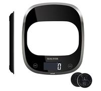 Salter 1050 BKDR Curve Electronic Kitchen Scale, 5 kg Max Capacity, Measures Liquids and Fluids, Add & Weigh, Easy to Read, Baking/Cooking Scale for Home/Kitchen, 15 Year Guarantee, Batteries Included