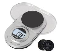 Salter 1260 SVDRA Precision Electronic Scale - Micro Pocket Digital Scales, 500g Capacity, In 0.05g Increments, Neat Storage, Large LCD Display, Compact, Discreet Design, For Jewellery, Spices, Coins