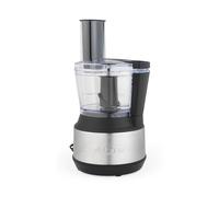 Salter 3 in 1 Electric Food Processor - 600ml Vegetable Chopper, 2 Speed Settings, Durable Stainless-Steel Blade, Shred & Slice Disc, Feeding Chute & Pusher for Oils/Dressings, Food Prep, 300W