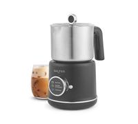 Salter 3-in-1 Milk Frother - Barista Style Hot Foam, Cold Foam, Hot Milk Or Chocolate, Removable Dishwasher Safe Stainless Steel Jug, LED Display, 250ml Frothing Capacity, 350ml Heating Capacity, 600W